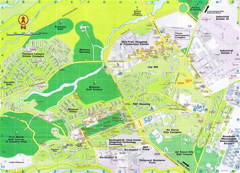 clark pampanga map.